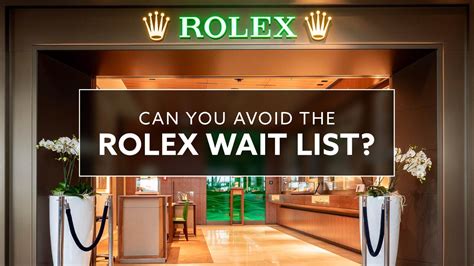 rolex waiting list template.